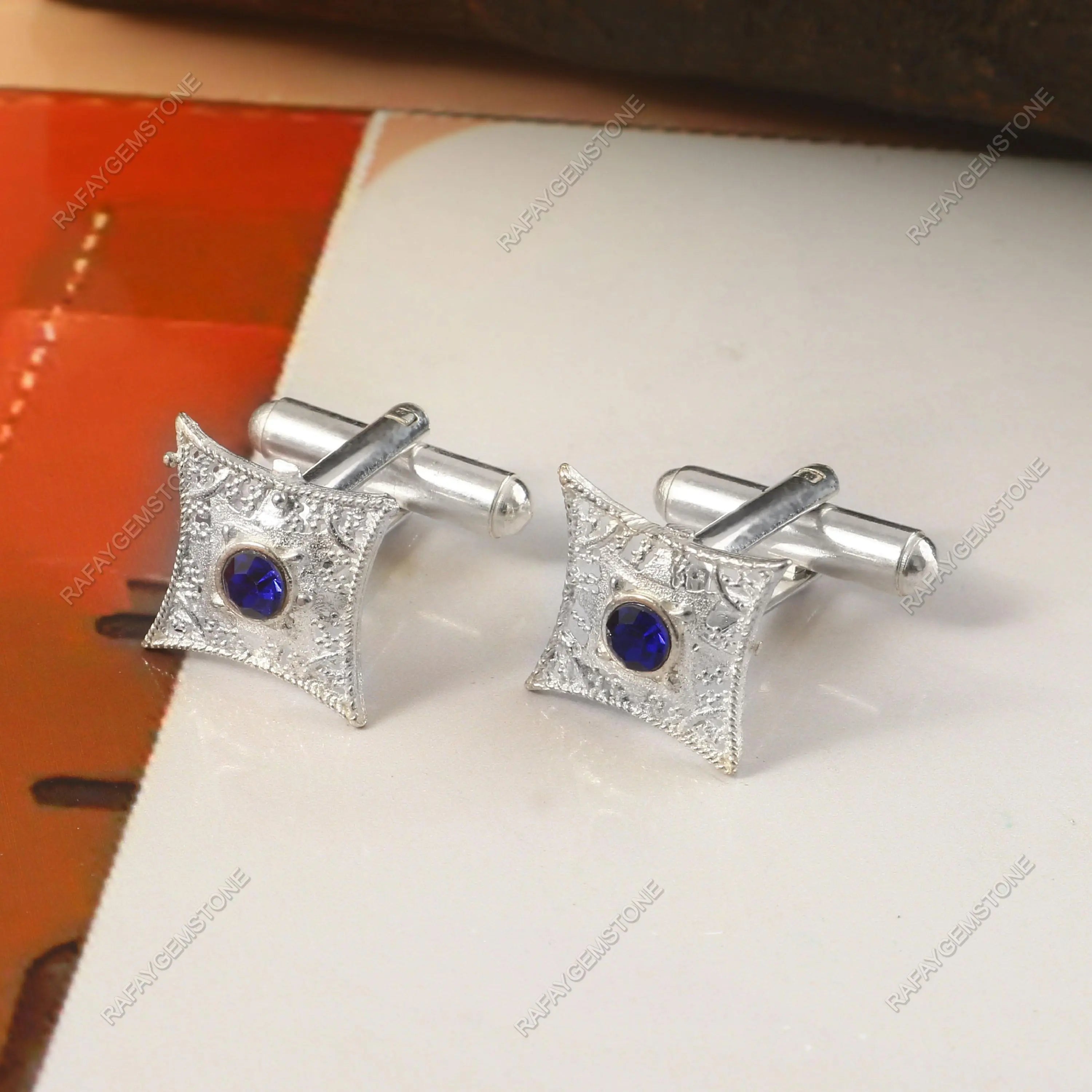 ABC Classic Men's Cufflinks – Elegant Shirt Accessories for Formal Wear, CL84